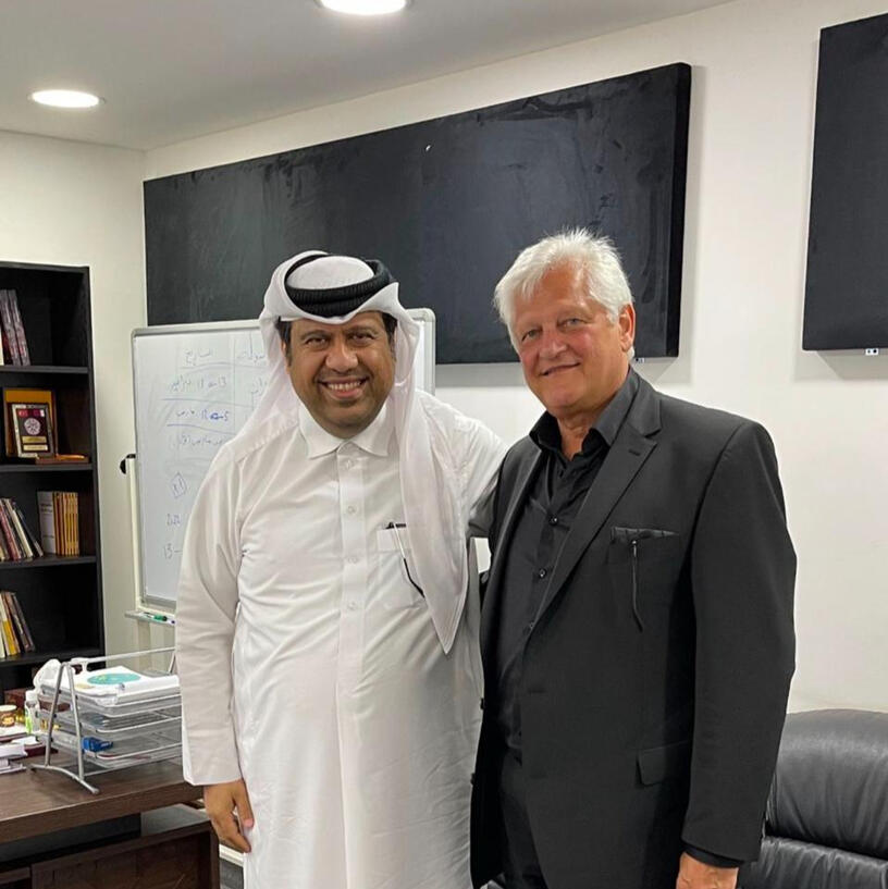 Qatar´s Minister of Culture &amp; Dieter Wiesner