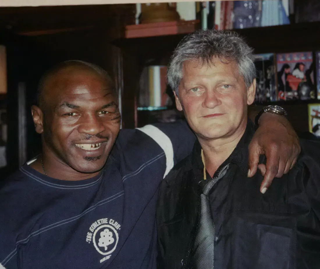 Mike Tyson with Dieter Wiesner