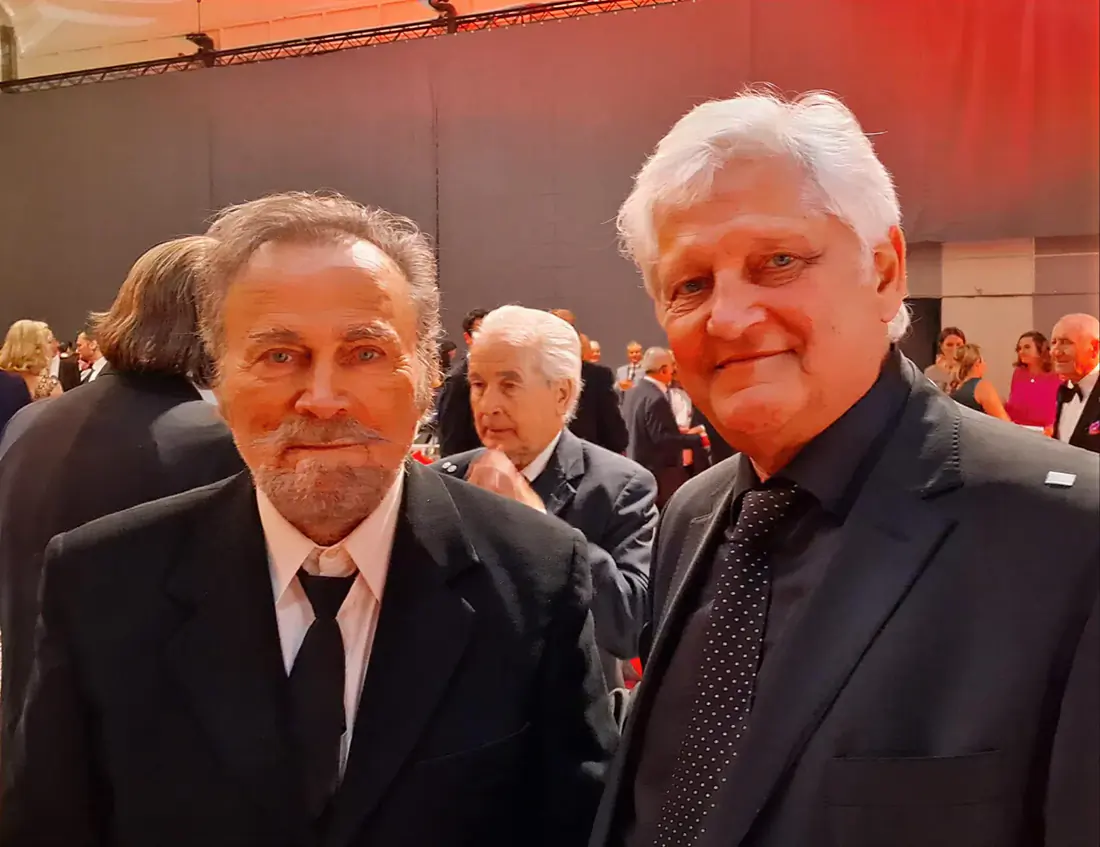 Franco Nero with Dieter Wiesner
